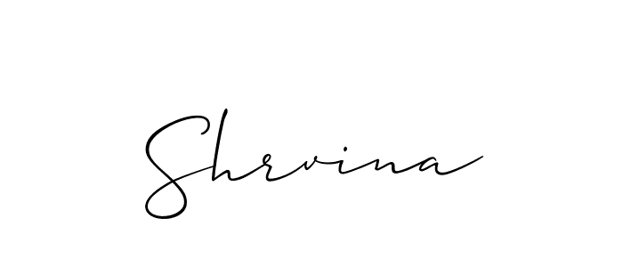 Best and Professional Signature Style for Shrvina. Allison_Script Best Signature Style Collection. Shrvina signature style 2 images and pictures png