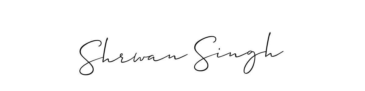 It looks lik you need a new signature style for name Shrwan Singh. Design unique handwritten (Allison_Script) signature with our free signature maker in just a few clicks. Shrwan Singh signature style 2 images and pictures png