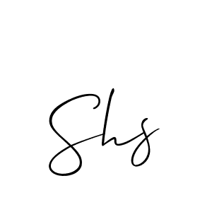 It looks lik you need a new signature style for name Shs. Design unique handwritten (Allison_Script) signature with our free signature maker in just a few clicks. Shs signature style 2 images and pictures png
