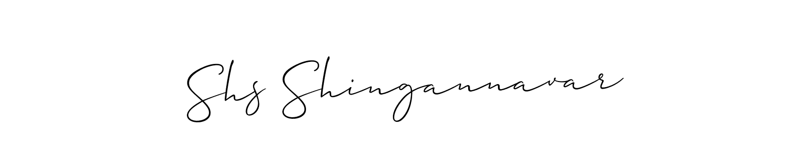 It looks lik you need a new signature style for name Shs Shingannavar. Design unique handwritten (Allison_Script) signature with our free signature maker in just a few clicks. Shs Shingannavar signature style 2 images and pictures png