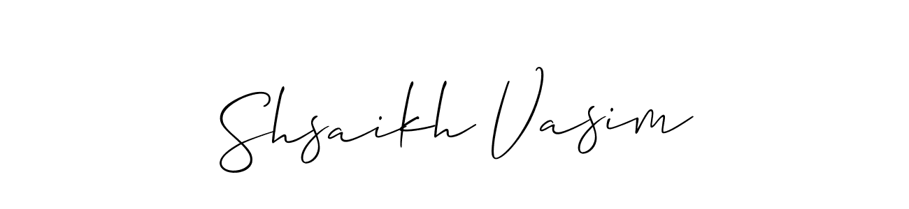 You can use this online signature creator to create a handwritten signature for the name Shsaikh Vasim. This is the best online autograph maker. Shsaikh Vasim signature style 2 images and pictures png