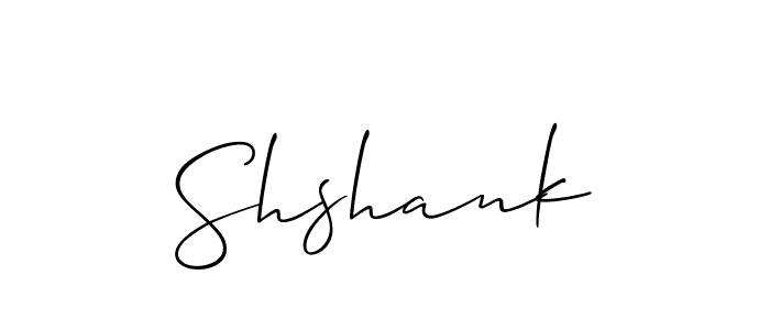 Create a beautiful signature design for name Shshank. With this signature (Allison_Script) fonts, you can make a handwritten signature for free. Shshank signature style 2 images and pictures png