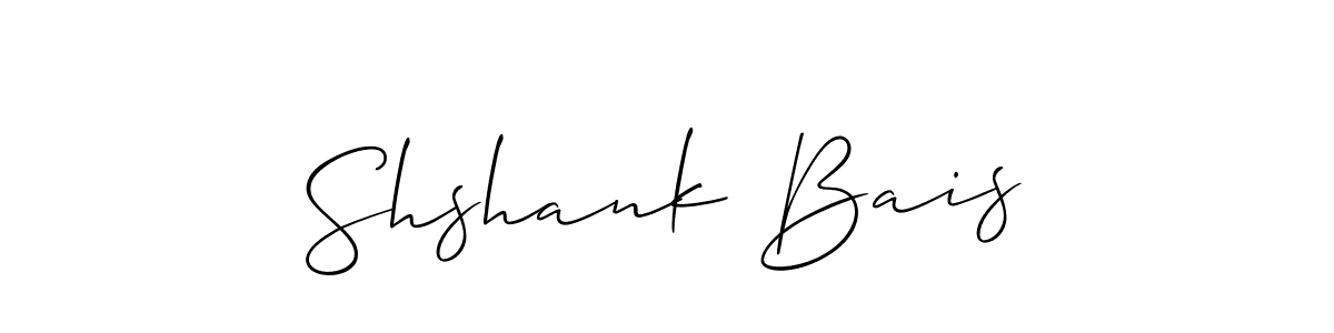 You can use this online signature creator to create a handwritten signature for the name Shshank Bais. This is the best online autograph maker. Shshank Bais signature style 2 images and pictures png