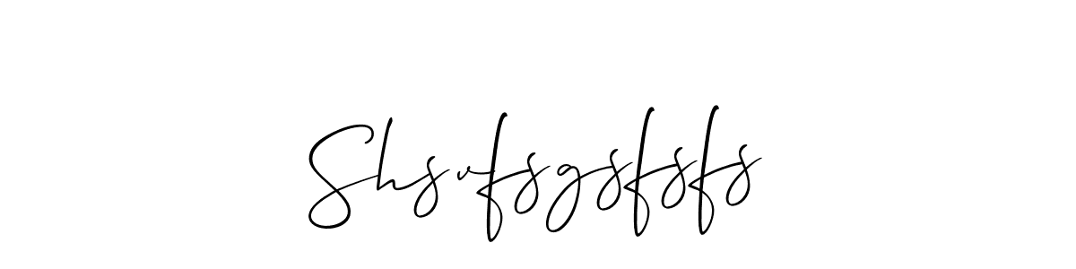 Best and Professional Signature Style for Shsvfsgsfsfs. Allison_Script Best Signature Style Collection. Shsvfsgsfsfs signature style 2 images and pictures png