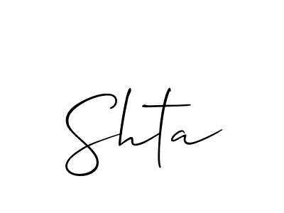 Make a beautiful signature design for name Shta. Use this online signature maker to create a handwritten signature for free. Shta signature style 2 images and pictures png