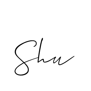 Similarly Allison_Script is the best handwritten signature design. Signature creator online .You can use it as an online autograph creator for name Shu. Shu signature style 2 images and pictures png