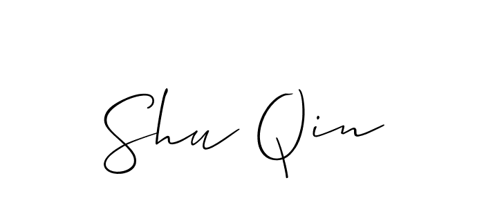 Use a signature maker to create a handwritten signature online. With this signature software, you can design (Allison_Script) your own signature for name Shu Qin. Shu Qin signature style 2 images and pictures png