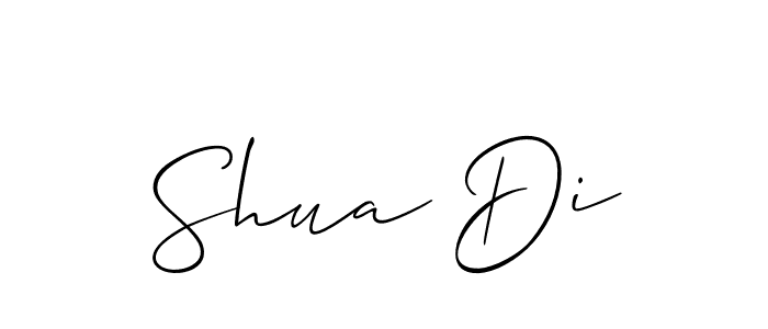 Allison_Script is a professional signature style that is perfect for those who want to add a touch of class to their signature. It is also a great choice for those who want to make their signature more unique. Get Shua Di name to fancy signature for free. Shua Di signature style 2 images and pictures png