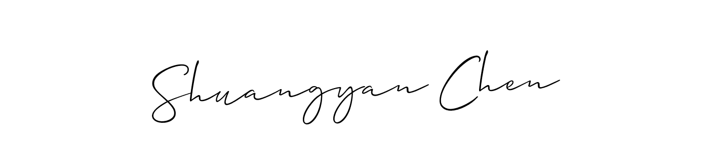 Here are the top 10 professional signature styles for the name Shuangyan Chen. These are the best autograph styles you can use for your name. Shuangyan Chen signature style 2 images and pictures png