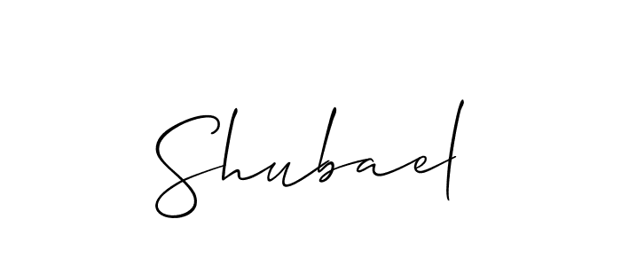 Once you've used our free online signature maker to create your best signature Allison_Script style, it's time to enjoy all of the benefits that Shubael name signing documents. Shubael signature style 2 images and pictures png