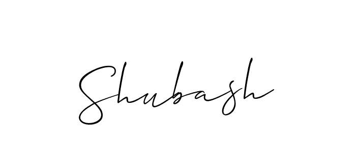 You should practise on your own different ways (Allison_Script) to write your name (Shubash) in signature. don't let someone else do it for you. Shubash signature style 2 images and pictures png