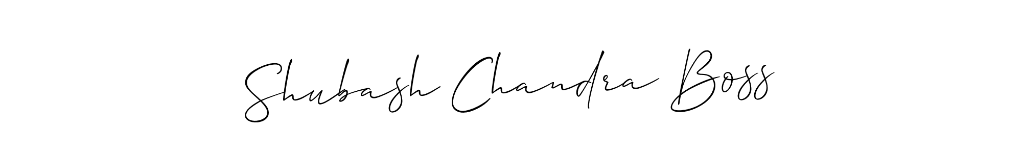 You should practise on your own different ways (Allison_Script) to write your name (Shubash Chandra Boss) in signature. don't let someone else do it for you. Shubash Chandra Boss signature style 2 images and pictures png