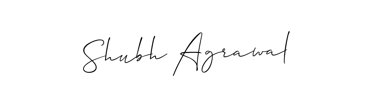 Also You can easily find your signature by using the search form. We will create Shubh Agrawal name handwritten signature images for you free of cost using Allison_Script sign style. Shubh Agrawal signature style 2 images and pictures png