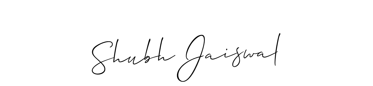Similarly Allison_Script is the best handwritten signature design. Signature creator online .You can use it as an online autograph creator for name Shubh Jaiswal. Shubh Jaiswal signature style 2 images and pictures png