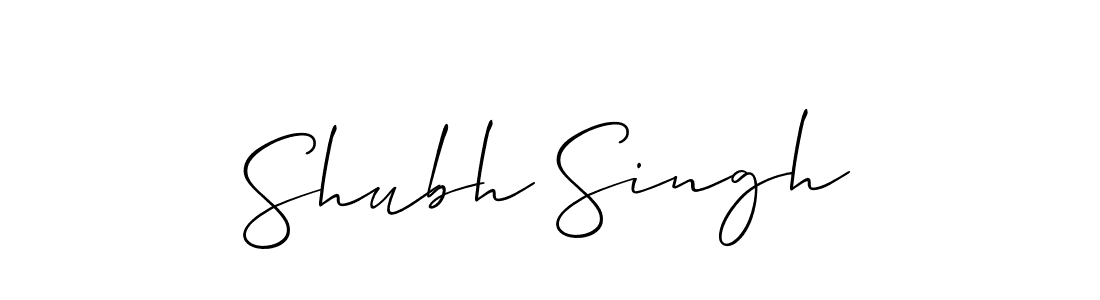 Make a beautiful signature design for name Shubh Singh. Use this online signature maker to create a handwritten signature for free. Shubh Singh signature style 2 images and pictures png