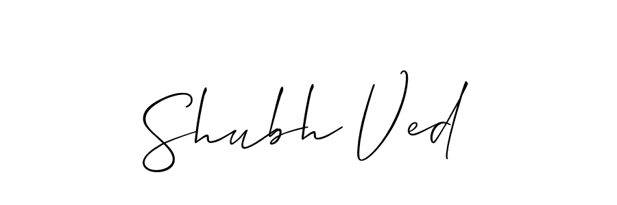 Here are the top 10 professional signature styles for the name Shubh Ved. These are the best autograph styles you can use for your name. Shubh Ved signature style 2 images and pictures png