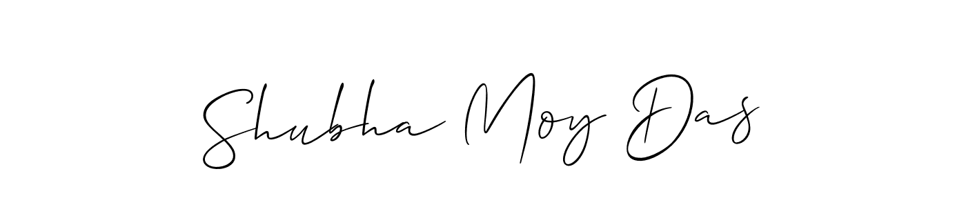 You should practise on your own different ways (Allison_Script) to write your name (Shubha Moy Das) in signature. don't let someone else do it for you. Shubha Moy Das signature style 2 images and pictures png