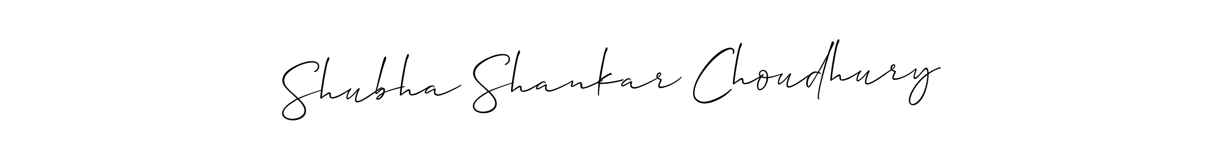 Make a beautiful signature design for name Shubha Shankar Choudhury. With this signature (Allison_Script) style, you can create a handwritten signature for free. Shubha Shankar Choudhury signature style 2 images and pictures png