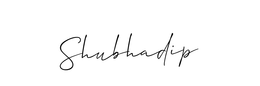 Also You can easily find your signature by using the search form. We will create Shubhadip name handwritten signature images for you free of cost using Allison_Script sign style. Shubhadip signature style 2 images and pictures png