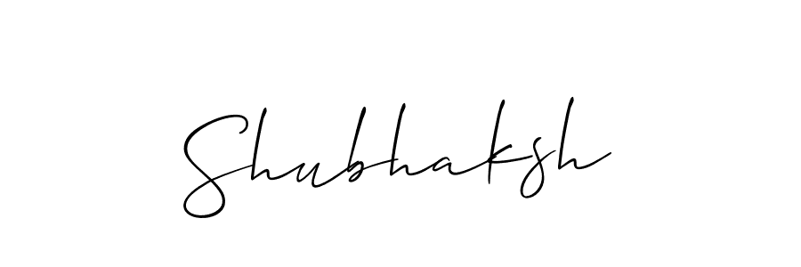 You should practise on your own different ways (Allison_Script) to write your name (Shubhaksh) in signature. don't let someone else do it for you. Shubhaksh signature style 2 images and pictures png