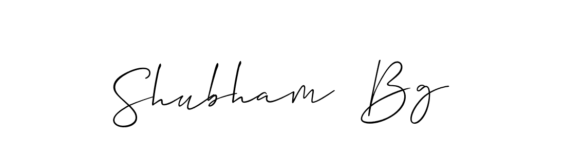 The best way (Allison_Script) to make a short signature is to pick only two or three words in your name. The name Shubham  Bg include a total of six letters. For converting this name. Shubham  Bg signature style 2 images and pictures png