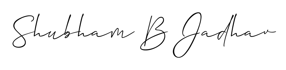 Give your name Shubham B Jadhav an exquisite flair with the Allison_Script script font. Ideal for contracts, resumes, and formal letterheads. Shubham B Jadhav signature style 2 images and pictures png