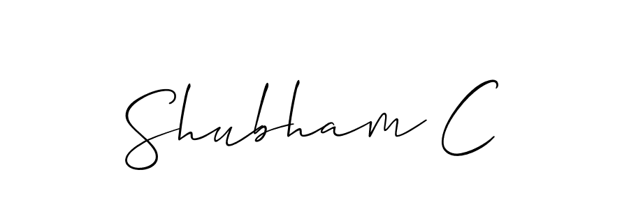 This is the best signature style for the Shubham C name. Also you like these signature font (Allison_Script). Mix name signature. Shubham C signature style 2 images and pictures png