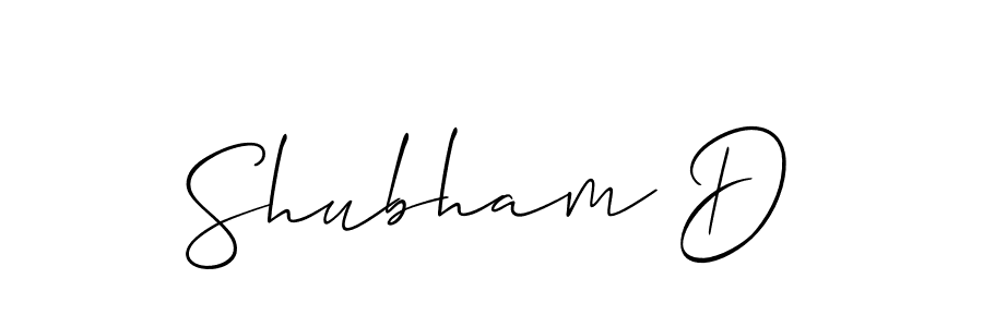 How to Draw Shubham D signature style? Allison_Script is a latest design signature styles for name Shubham D. Shubham D signature style 2 images and pictures png