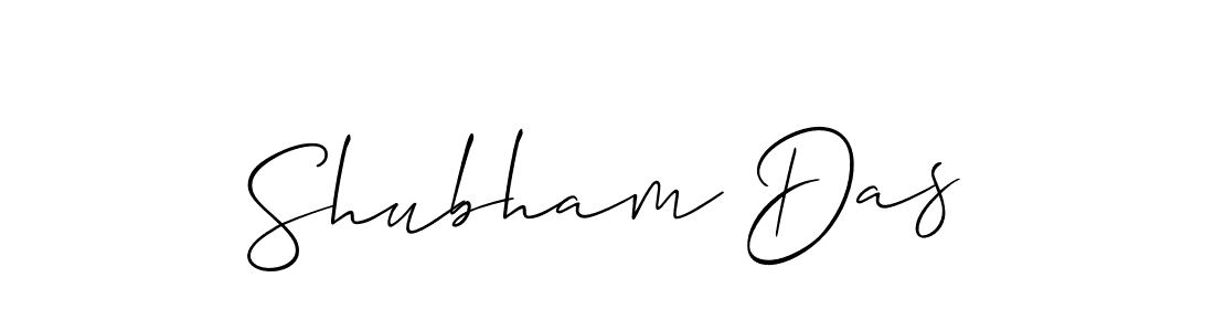 How to make Shubham Das signature? Allison_Script is a professional autograph style. Create handwritten signature for Shubham Das name. Shubham Das signature style 2 images and pictures png