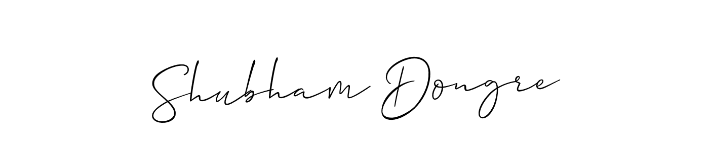 How to make Shubham Dongre signature? Allison_Script is a professional autograph style. Create handwritten signature for Shubham Dongre name. Shubham Dongre signature style 2 images and pictures png
