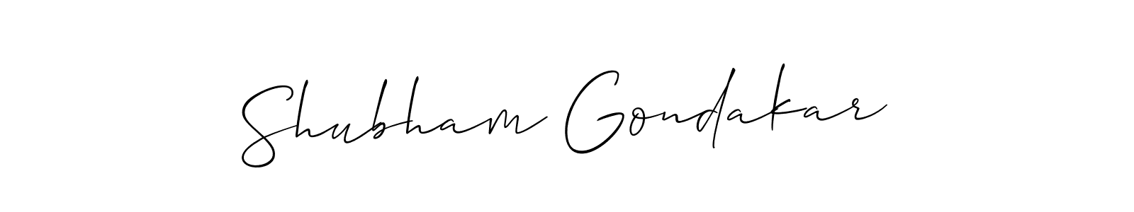 Make a beautiful signature design for name Shubham Gondakar. Use this online signature maker to create a handwritten signature for free. Shubham Gondakar signature style 2 images and pictures png