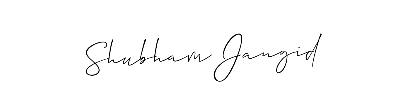 Once you've used our free online signature maker to create your best signature Allison_Script style, it's time to enjoy all of the benefits that Shubham Jangid name signing documents. Shubham Jangid signature style 2 images and pictures png