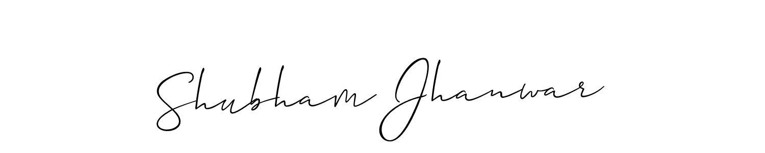 Also You can easily find your signature by using the search form. We will create Shubham Jhanwar name handwritten signature images for you free of cost using Allison_Script sign style. Shubham Jhanwar signature style 2 images and pictures png