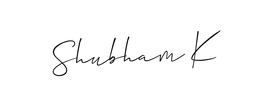 Make a beautiful signature design for name Shubham K. Use this online signature maker to create a handwritten signature for free. Shubham K signature style 2 images and pictures png