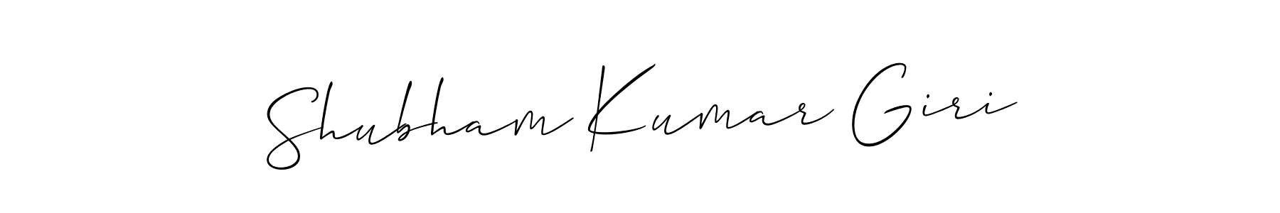 This is the best signature style for the Shubham Kumar Giri name. Also you like these signature font (Allison_Script). Mix name signature. Shubham Kumar Giri signature style 2 images and pictures png