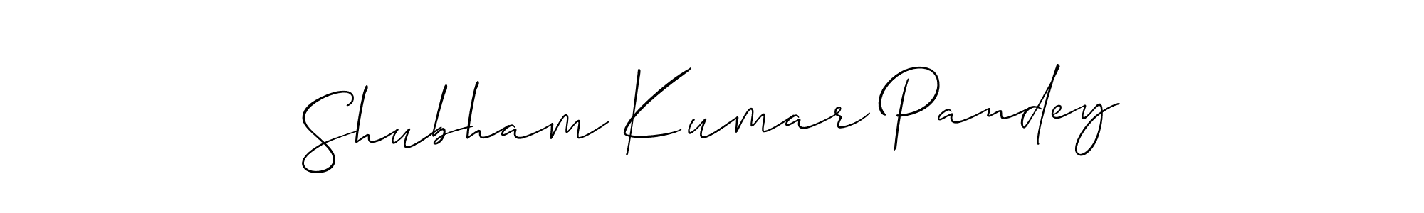 Also You can easily find your signature by using the search form. We will create Shubham Kumar Pandey name handwritten signature images for you free of cost using Allison_Script sign style. Shubham Kumar Pandey signature style 2 images and pictures png