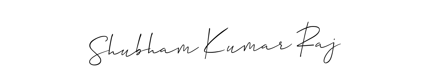 Design your own signature with our free online signature maker. With this signature software, you can create a handwritten (Allison_Script) signature for name Shubham Kumar Raj. Shubham Kumar Raj signature style 2 images and pictures png