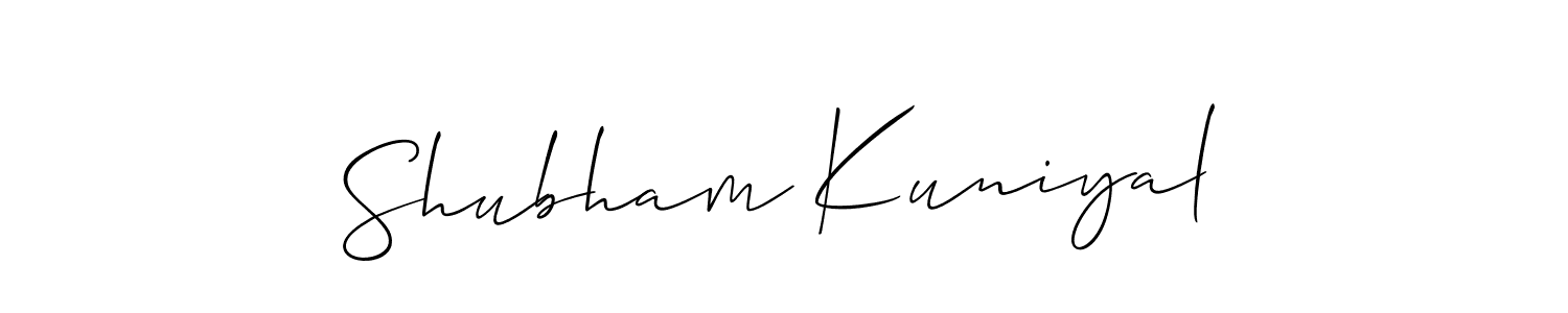 Once you've used our free online signature maker to create your best signature Allison_Script style, it's time to enjoy all of the benefits that Shubham Kuniyal name signing documents. Shubham Kuniyal signature style 2 images and pictures png