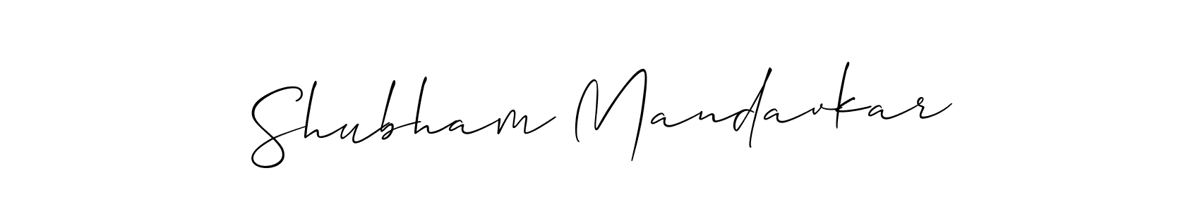 Best and Professional Signature Style for Shubham Mandavkar. Allison_Script Best Signature Style Collection. Shubham Mandavkar signature style 2 images and pictures png
