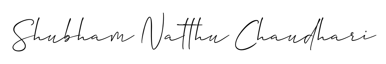 Discover the perfect balance of readability and style for Shubham Natthu Chaudhari with Allison_Script font. Create your dream signature today. Shubham Natthu Chaudhari signature style 2 images and pictures png