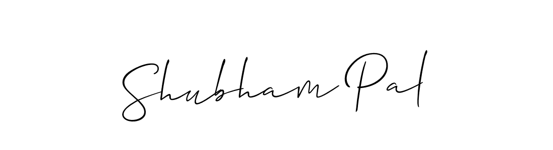 How to Draw Shubham Pal signature style? Allison_Script is a latest design signature styles for name Shubham Pal. Shubham Pal signature style 2 images and pictures png