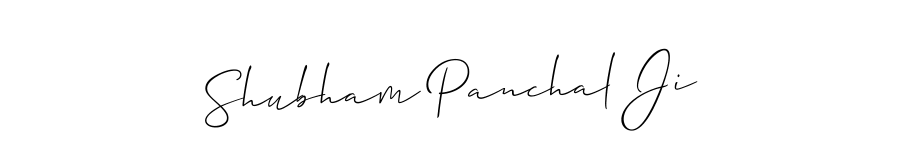 if you are searching for the best signature style for your name Shubham Panchal Ji. so please give up your signature search. here we have designed multiple signature styles  using Allison_Script. Shubham Panchal Ji signature style 2 images and pictures png