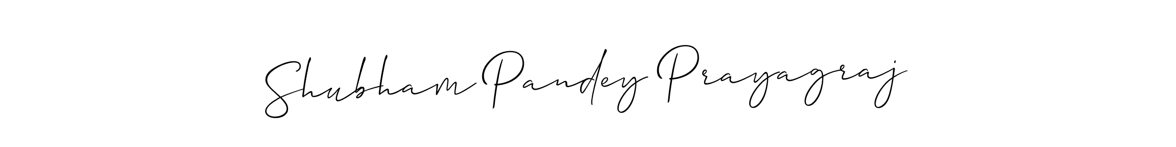 Similarly Allison_Script is the best handwritten signature design. Signature creator online .You can use it as an online autograph creator for name Shubham Pandey Prayagraj. Shubham Pandey Prayagraj signature style 2 images and pictures png
