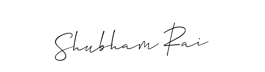 Also we have Shubham Rai name is the best signature style. Create professional handwritten signature collection using Allison_Script autograph style. Shubham Rai signature style 2 images and pictures png