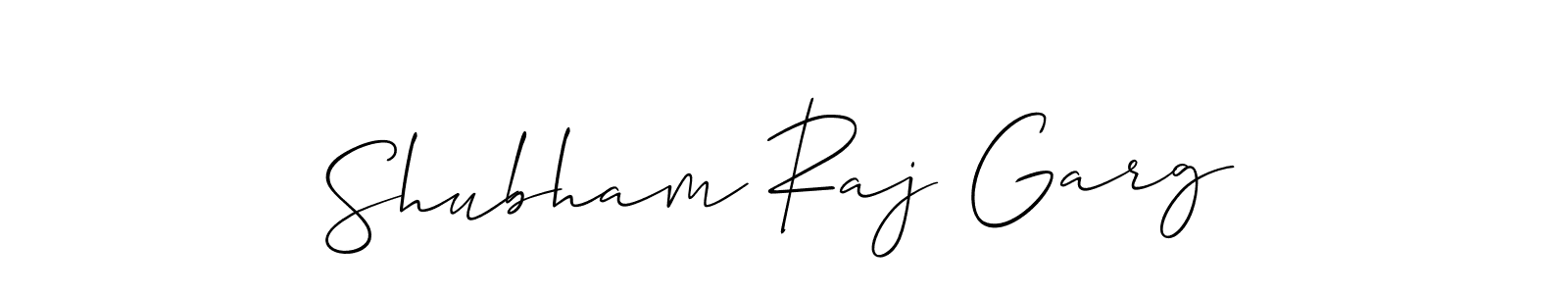 Similarly Allison_Script is the best handwritten signature design. Signature creator online .You can use it as an online autograph creator for name Shubham Raj Garg. Shubham Raj Garg signature style 2 images and pictures png