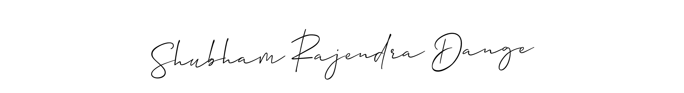 Also we have Shubham Rajendra Dange name is the best signature style. Create professional handwritten signature collection using Allison_Script autograph style. Shubham Rajendra Dange signature style 2 images and pictures png