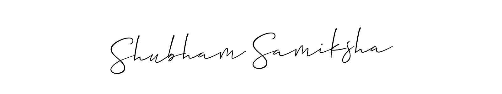 This is the best signature style for the Shubham Samiksha name. Also you like these signature font (Allison_Script). Mix name signature. Shubham Samiksha signature style 2 images and pictures png