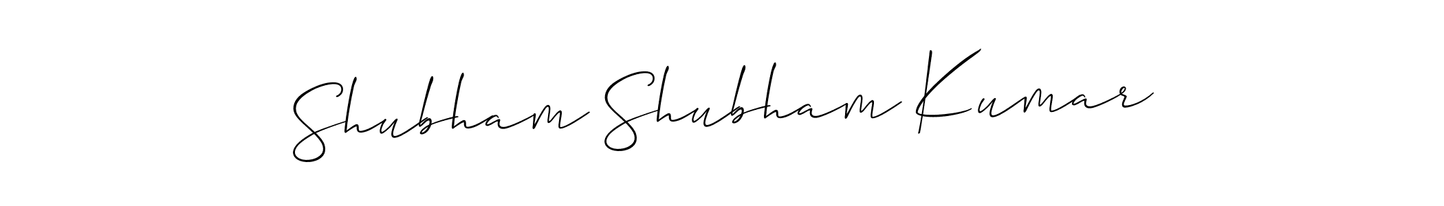 Similarly Allison_Script is the best handwritten signature design. Signature creator online .You can use it as an online autograph creator for name Shubham Shubham Kumar. Shubham Shubham Kumar signature style 2 images and pictures png