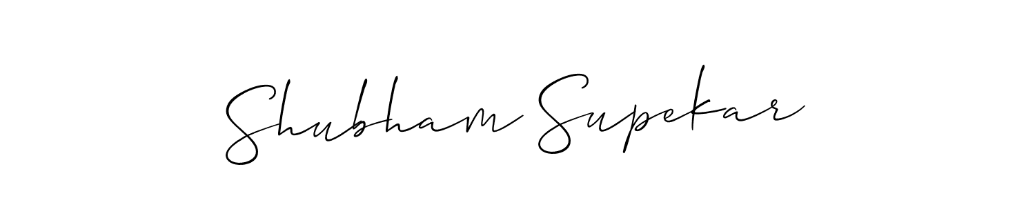 Best and Professional Signature Style for Shubham Supekar. Allison_Script Best Signature Style Collection. Shubham Supekar signature style 2 images and pictures png