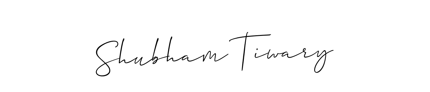 How to Draw Shubham Tiwary signature style? Allison_Script is a latest design signature styles for name Shubham Tiwary. Shubham Tiwary signature style 2 images and pictures png